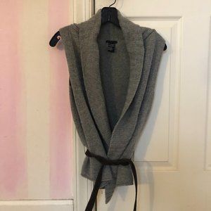 Theory Cashmere Sleeveless Cardigan